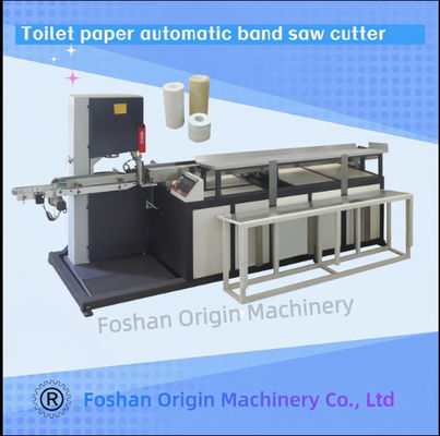 Toilet Paper Kitchen Towel Automatic Band Saw Cutting Machine