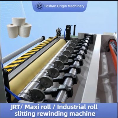 JRT Industrial Roll Rewinding Line with On Line Slitters  for Soft and Absorbent Tissue Products