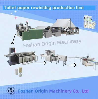 کیفیت  3000mm size toilet /JRT/Kitchen towel production line with glue lamination unit کارخانه