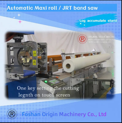 JRT Industrial Roll Rewinding Line with On Line Slitters  for Soft and Absorbent Tissue Products
