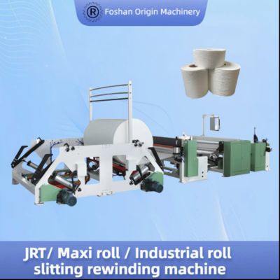 JRT Industrial Roll Rewinding Line with On Line Slitters  for Soft and Absorbent Tissue Products