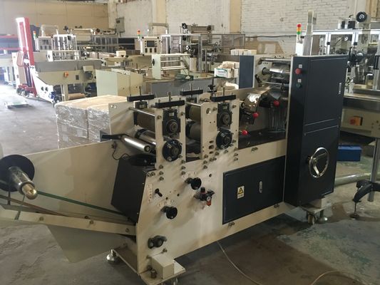 دستگاه تاشو یك دستمال توپی یك خط با سیستم انباشت 380V